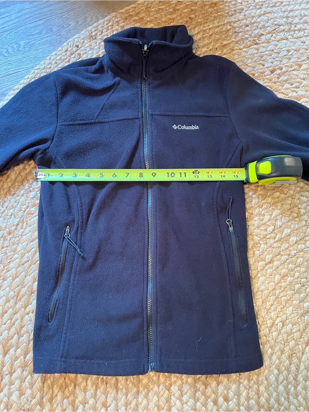 Columbia Black Full Zip Fleece Jacket Women’s Small Cozy Outdoor - Picture 7 of 8